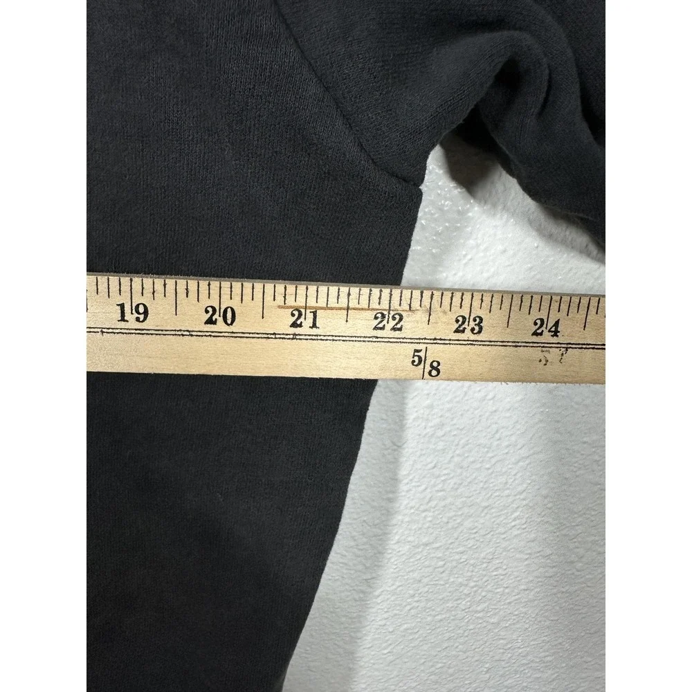 North Face Hoodie Mens Medium‎ Black Red Blue Pullover Sweatshirt Logo Graphic